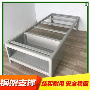 监260660狱床拘留所床床看守钢所单人铁架床监室监舍床层制单床昆
