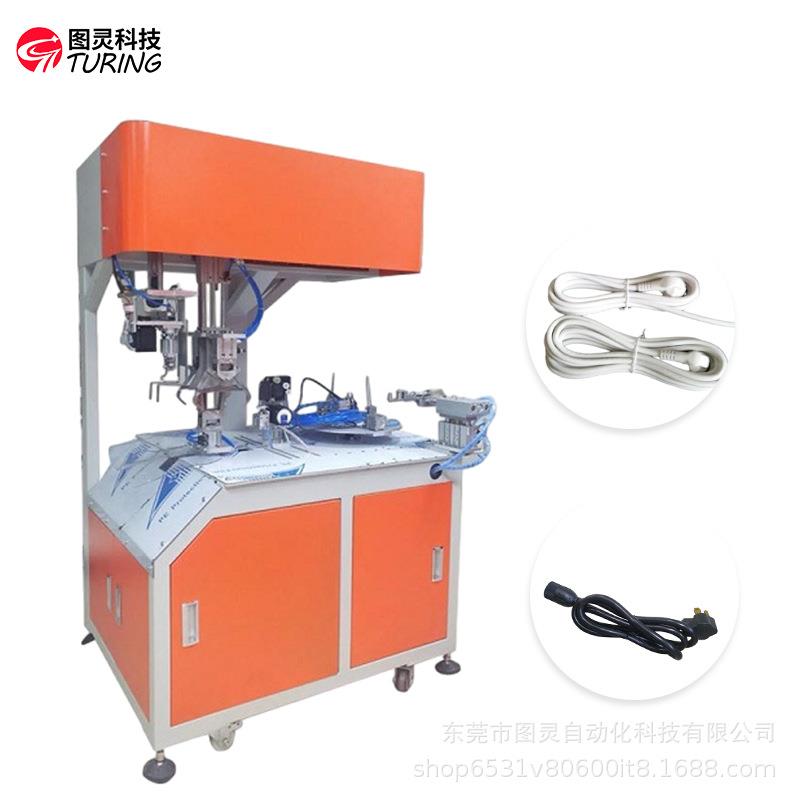 全自动DC电源线绕线扎线机线圈扎绳机捆绑机数据线扎线机扎带机