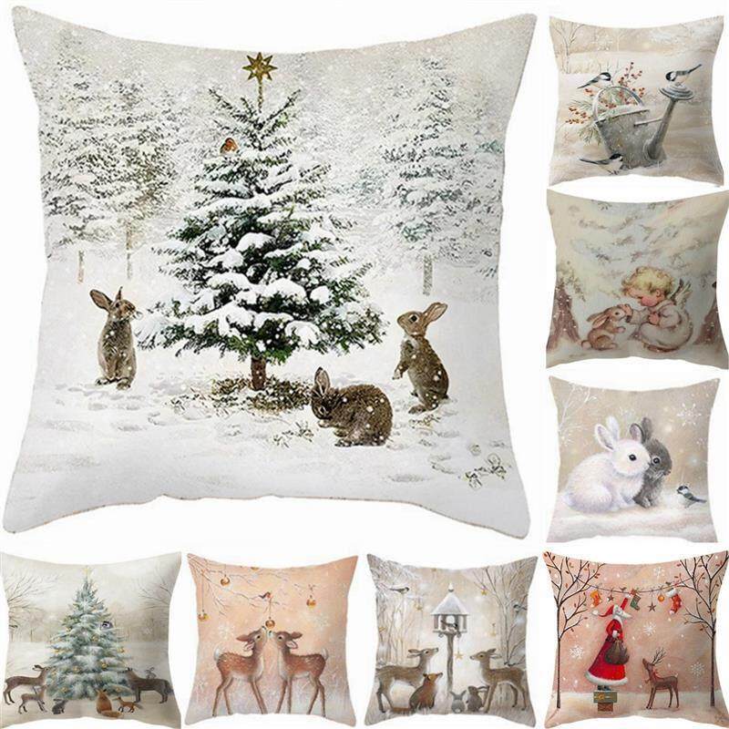 45cm Christmas Pillowcase Cushion Cover Christmas Decoration