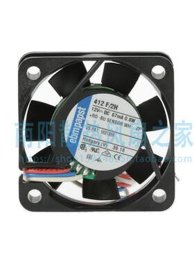 ebm-papst 412F/2H FAN AXIAL 40X10MM 12VDC 67mA 0.8W 散热风扇