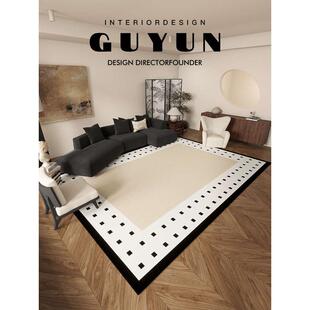 新中式复古风天津崔黄口地毯2024新款镇平地毯古风地垫客厅沙发毯