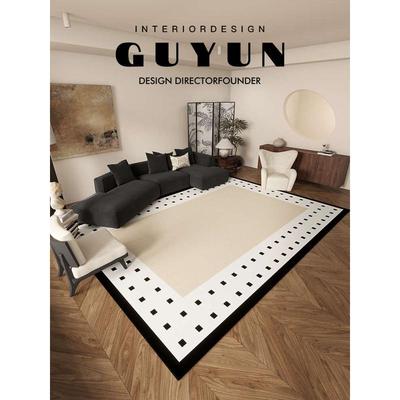 新中式复古风天津崔黄口地毯2024新款镇平地毯古风地垫客厅沙发毯