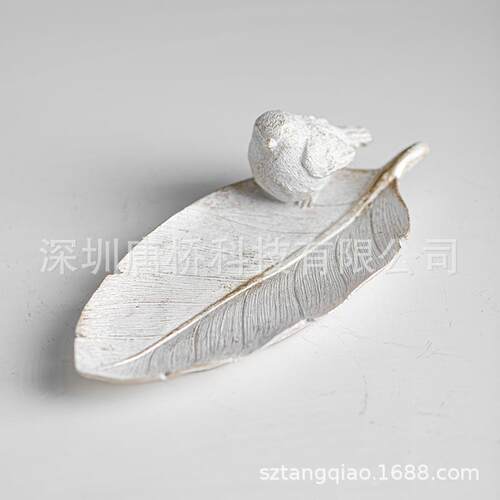 家居钥匙收纳摆件小鸟树脂工艺品摆件动物摆件电视柜书架摆件摆饰