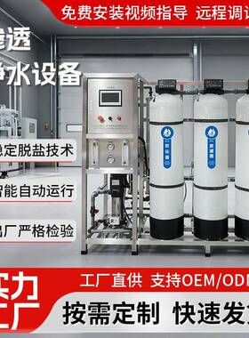定制大型工业纯水设备商用ro反渗透设备直饮水处理全自动过滤