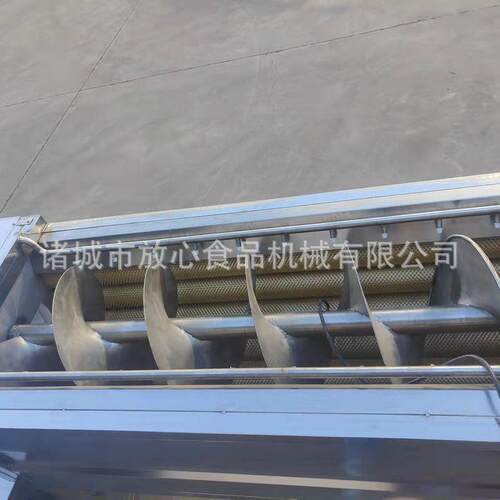 自全动螺 旋FX-1500毛辊清 洗机胡萝卜生姜清洗机全自动螺旋红薯