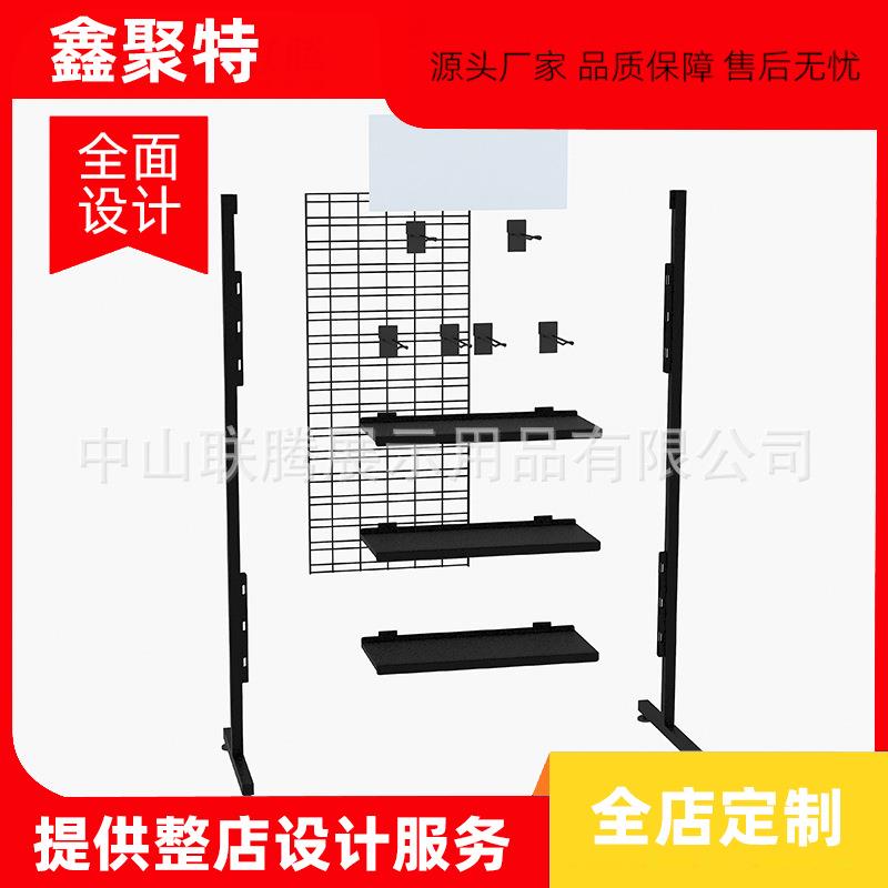 工厂电器落地铁架子商品陈列架铁网展架可拆装出口铁展示架