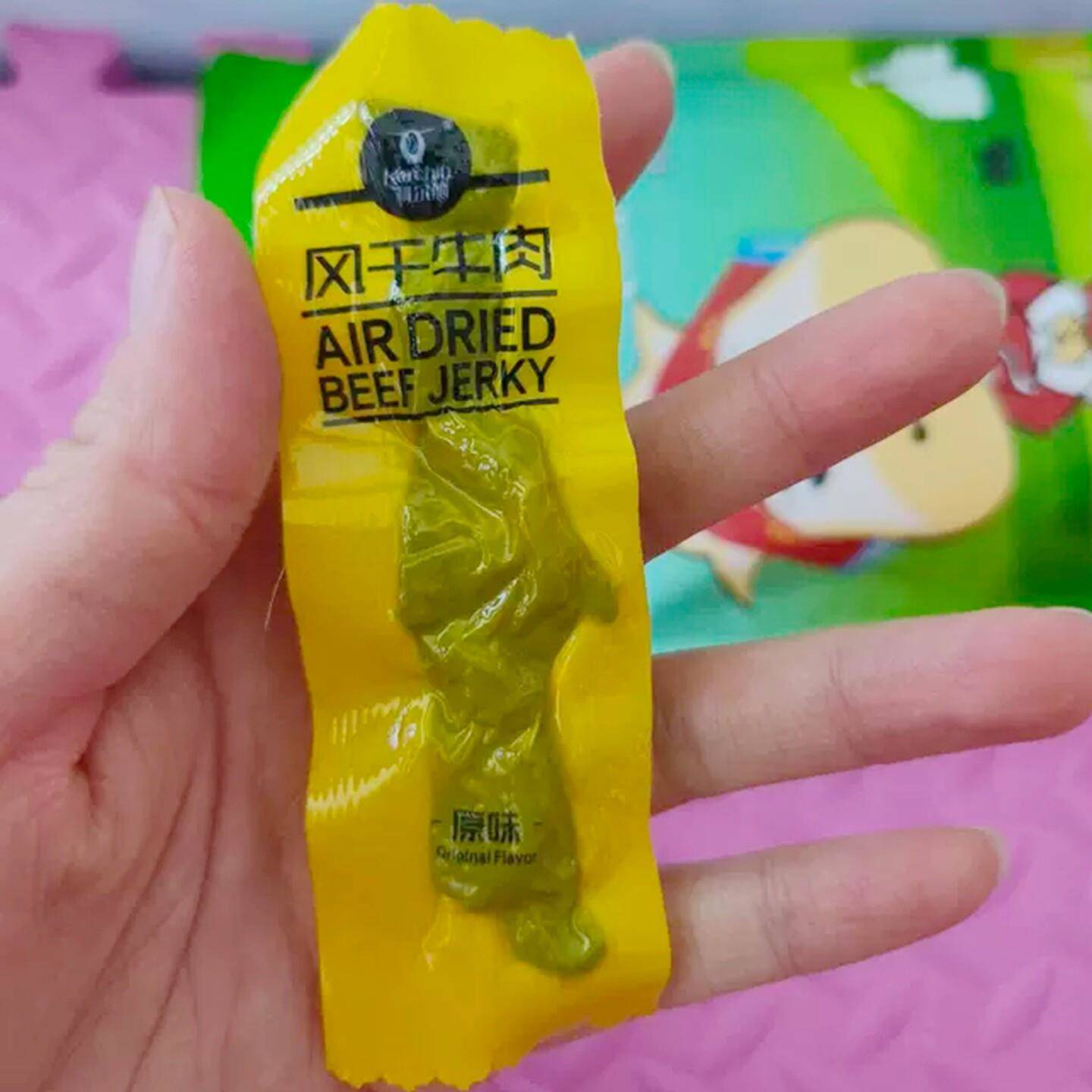 -科尔沁风干牛肉粒200g凹凸手撕牛肉小块易嚼健身解馋零食内蒙特