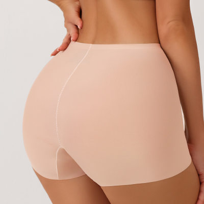 Traceless mid waist large size pure cotton crotch underwear