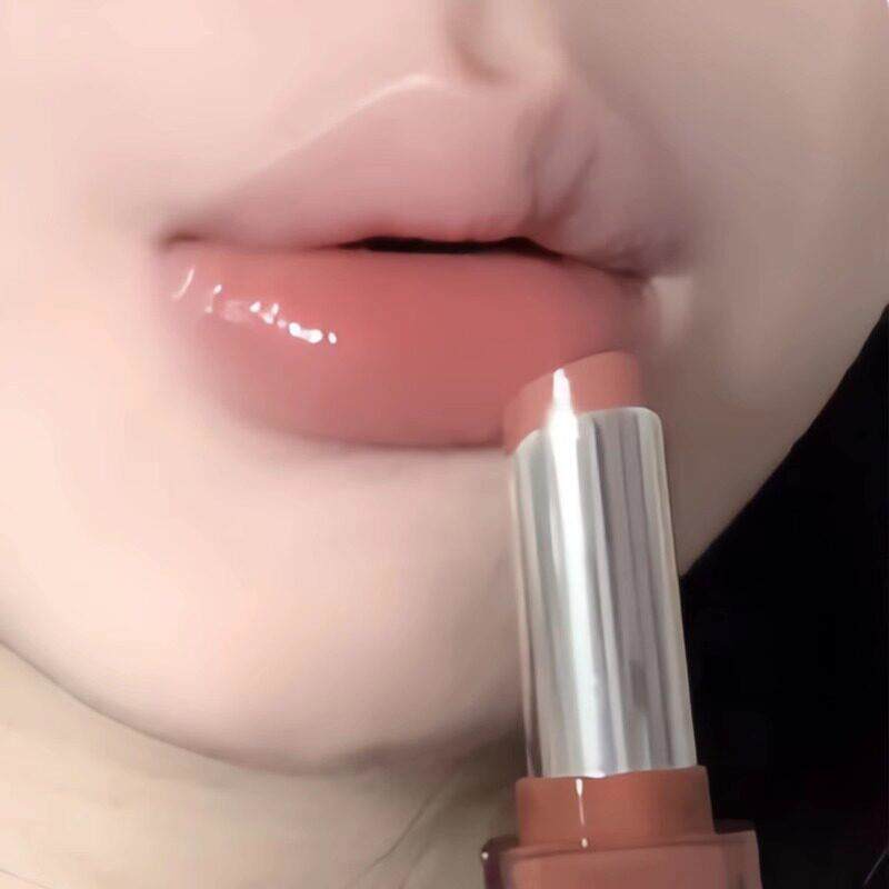 裸门擡气色！镜光口红唇膏女唇釉唇蜜唇泥滋润保湿镜面护唇印度油