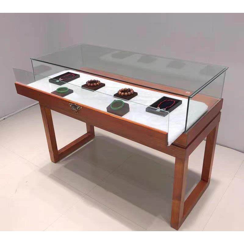 实木珠宝饰展示首文玩玉器银柜饰样玻璃展示柜产品品见描述博物馆