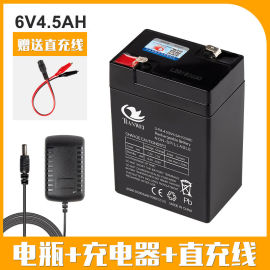 适用于6v4.5ah童车蓄电池儿童车，电动瓢虫摩托车6伏电瓶电子秤台称