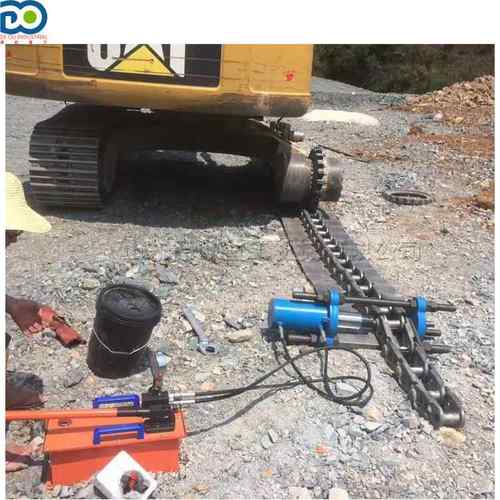 120T履带拆销机挖掘装载机履带销子拆解组装工具修理站用