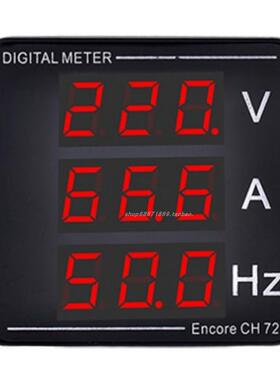 SQ/CH72数字显示组合仪表交流电压电流表频率一体表220V380V100A