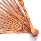 中国风空白宣纸扇子78910寸 大叶黄花梨文玩折扇男士 自产自销