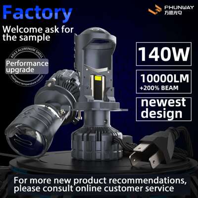 汽车led车灯双光透镜H4ledprojectorlens汽车大灯ledheadlight