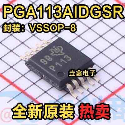 PGA113AIDGSR MSOP10 PGA113AIDGST 丝印P113 放大器 原装直拍