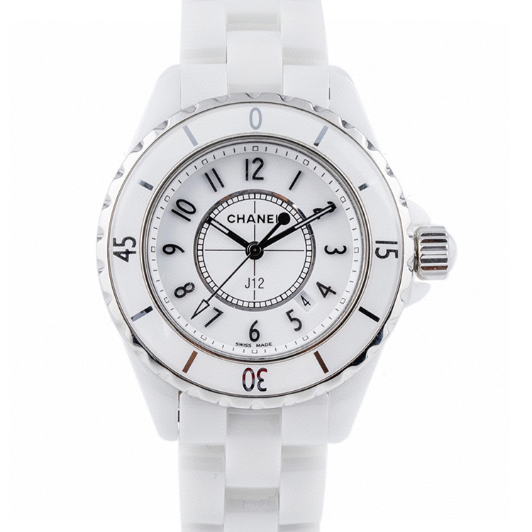[9.8新]香奈儿J12精钢陶瓷石英手表女表H0968