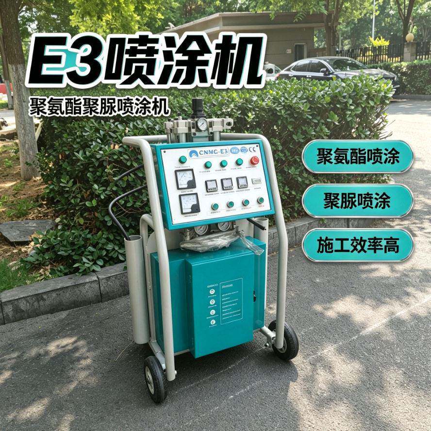 源头厂家E3双组份聚脲聚氨酯压气动喷涂机冷库外墙保温发泡机