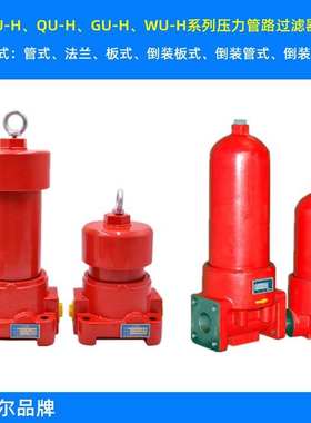 压力管路过滤器ZU-H63/100/160*3/5/10/20/30-DLP/BDP高压滤油器