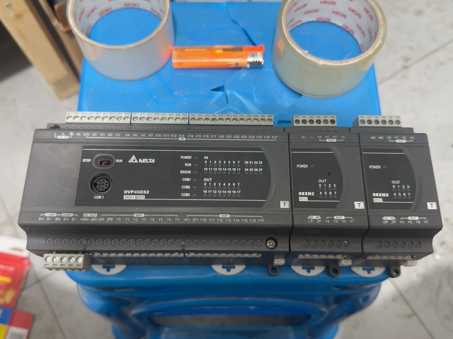 台达编程 DVP40ES200T DVP08XN211T 详