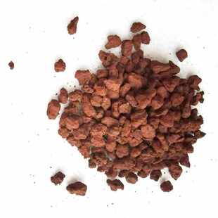 烧烤用煅烧火山石 防炸火炉火山球颗粒厂家直供墙体装饰火山岩石