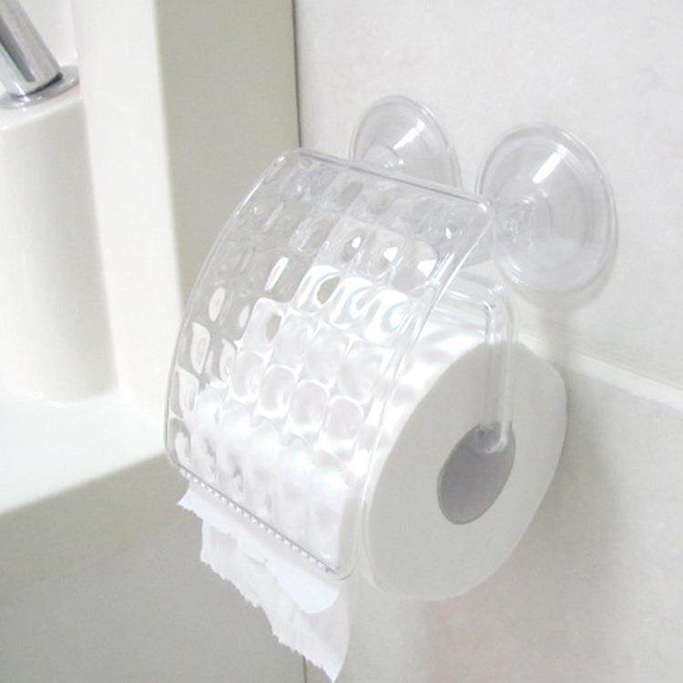浴室卷筒纸巾盒塑料吸盘纸巾盒简约纸巾盒可加印,收纳整理,纸巾盒,淘宝优惠券,粉丝福利购,淘宝优惠卷