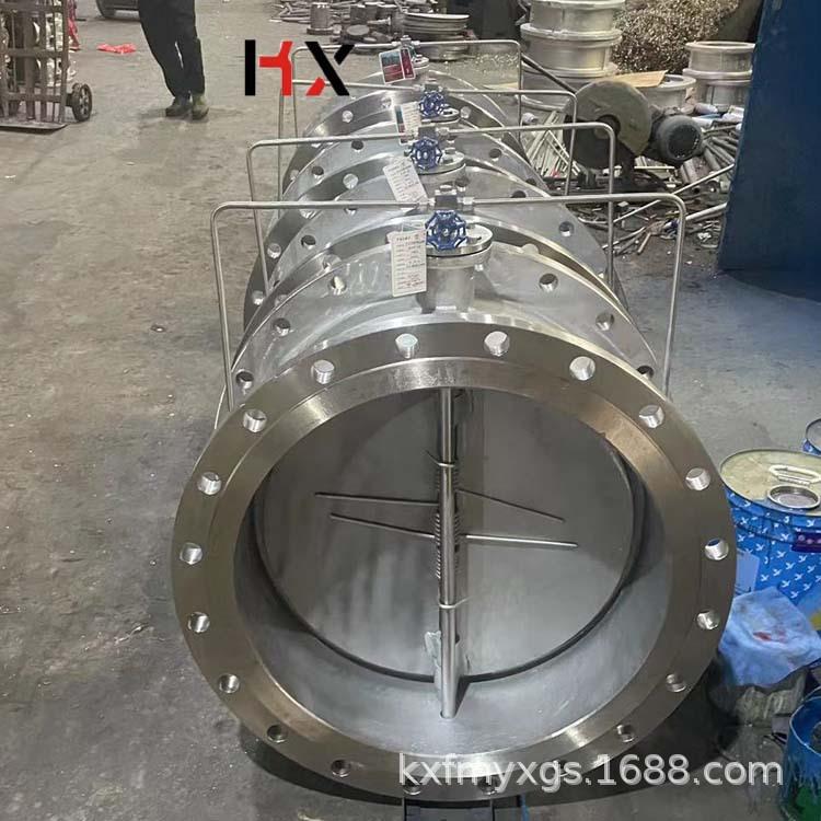 HH49W-10PDN450不锈钢微阻缓闭蝶式止回阀