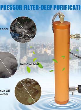 分PCP空气压缩机油水离器0Mpa3高分压空气过KAU滤器外部油水离器