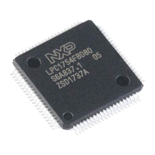 贴片 LPC1754FBD80,551 LQFP80 100MHz 32位微控制器IC芯片
