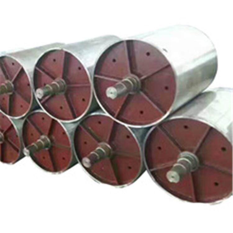 科威皮带输送机无动力传动包胶滚筒传动铸胶滚筒井下皮带机滚筒