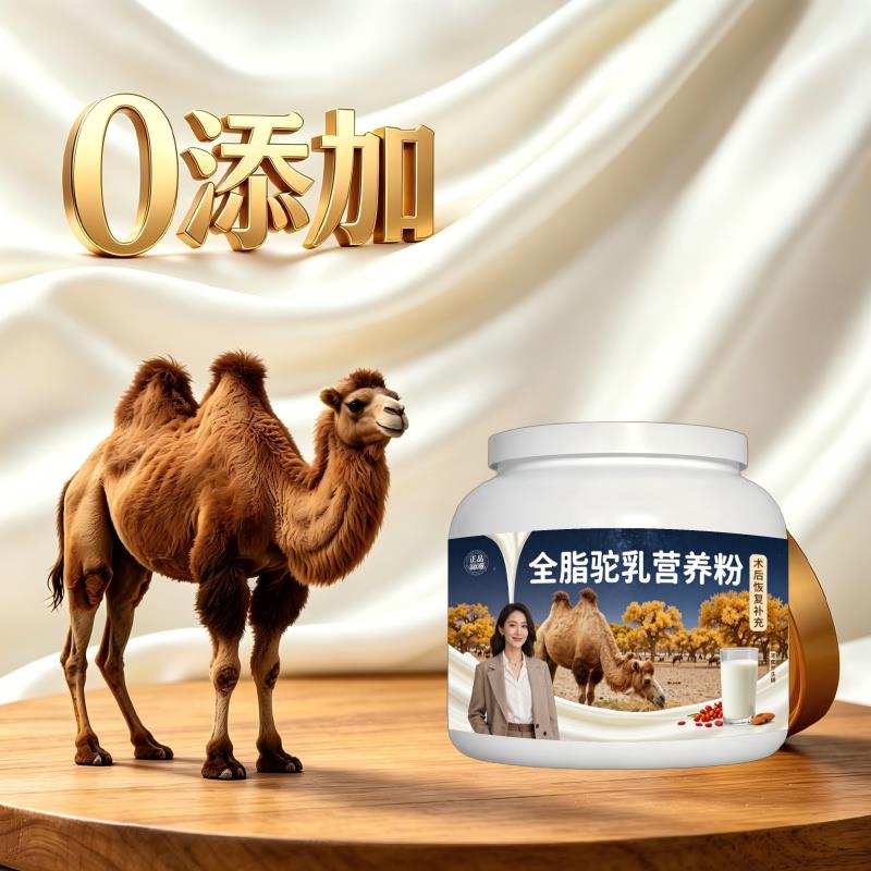 全脂驼乳粉睡前饮用高蛋白全营养驼奶冲调粉厂家直销正宗配方