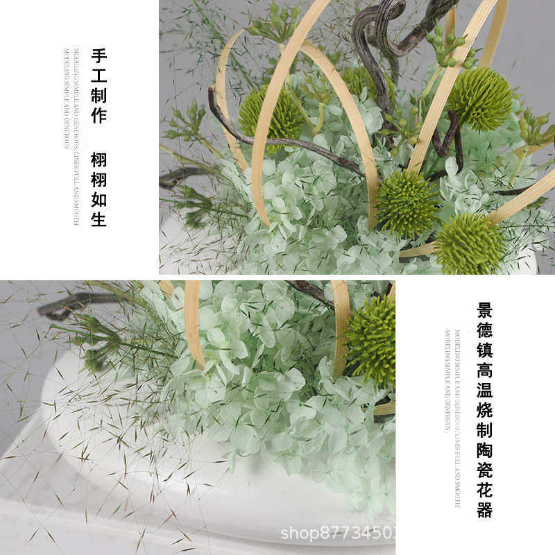 新中式仿真花酒店前台花艺盆景装饰玄关隔断间软装搭配洽谈桌摆件,鲜花速递/花卉仿真/绿植园艺,仿真绿植,淘宝优惠券,粉丝福利购,淘宝优惠卷