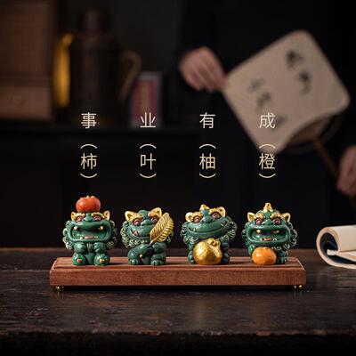 正品文创招财貔貅事潮事业有成色家居桌面摆件国送同伴手礼中国特