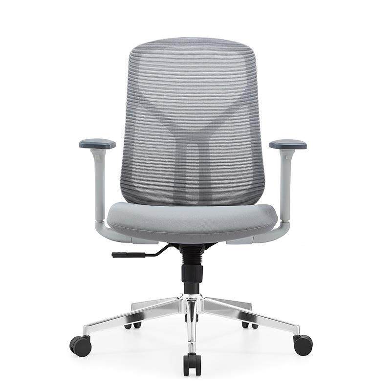 广东职员办公椅久坐舒适公司办公室员工电脑椅会议椅网布升降座椅