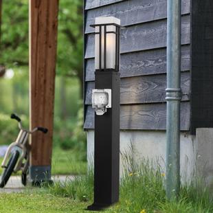 带开关插座LED草坪灯庭院灯小区别墅花园草地灯户外防水景观灯