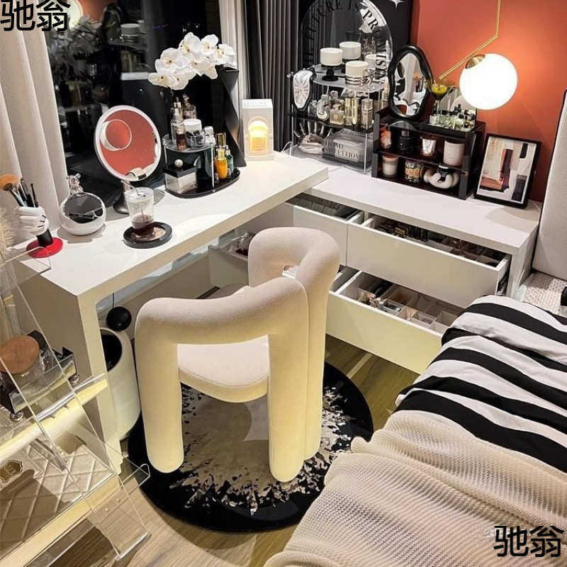 Sawyu轻奢梳妆台椅子凳网红化妆椅衣帽间设计师现代简约卧室家用