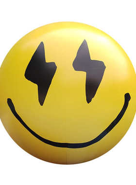 充气PVC表情包笑脸球广州igc商场设计美陈活动卡通气模网红悬吊挂