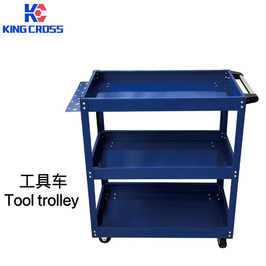 车现货层纳转向刹三车轮手推车零DCM件车汽修收可移动工具车