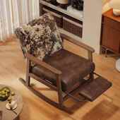 实木摇椅发椅00摇家用阳台椅椅躺子摇懒人沙发客厅休闲椅单沙人休