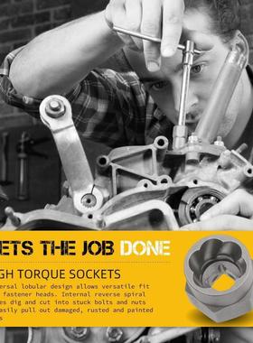 反牙筒滑牙流氓折除工具B套BA防螺XBI盗丝坏螺取帽螺母出器拆机