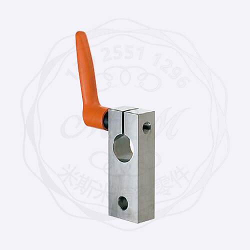 30度梯形丝杠防转动固定件 面接点型LKJ01-D12-P40快速单孔夹支架