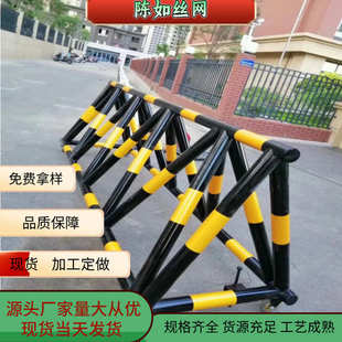 移动拒马路障工地拦路施工可移动护栏学校拦车防冲撞防护栏