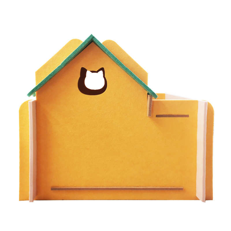 四季通用猫窝聚酯纤维毛毡可拆卸易安装宠物猫咪小屋