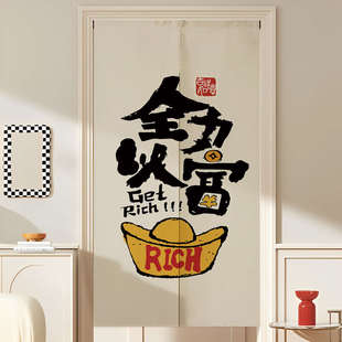 厨房门帘隔油烟遮挡帘卧室空调防冷气隔断帘餐饮后厨定制商用半帘