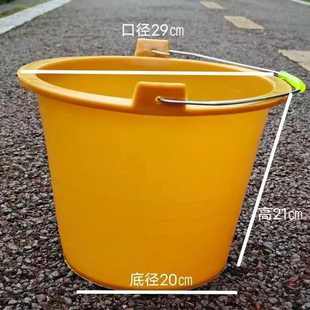 (10个桶装)加厚牛筋灰桶泥桶装修灰浆桶工地泥浆桶 灰沙桶塑昌震