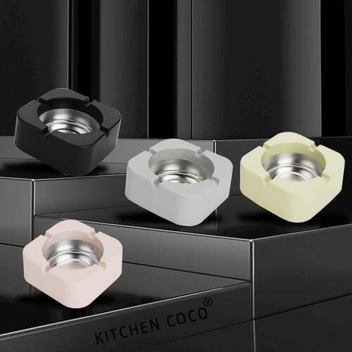 Manufacturer of tinplate ashtrays, available in square and r