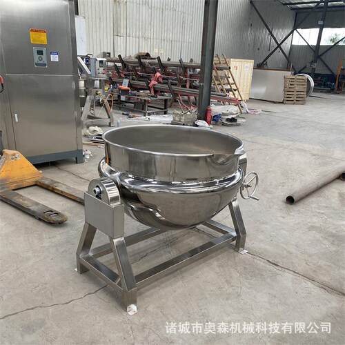 头肉鸡腿卤制加工蒸煮AMC锅花搅生酱拌夹层锅  电加热导热油猪夹