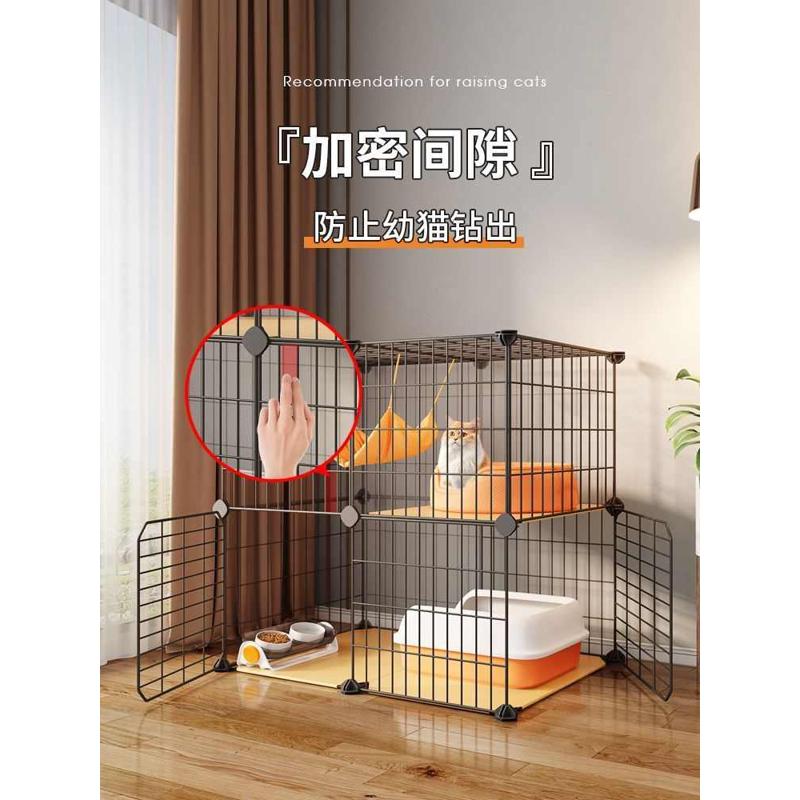 猫笼子家用室内双层不占地大空间厕所猫窝一体猫咪屋舍别墅猫空笼