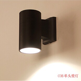 LED户外壁灯单头防水外墙室内大门柱子阳台别墅壁挂灯cob高亮射灯