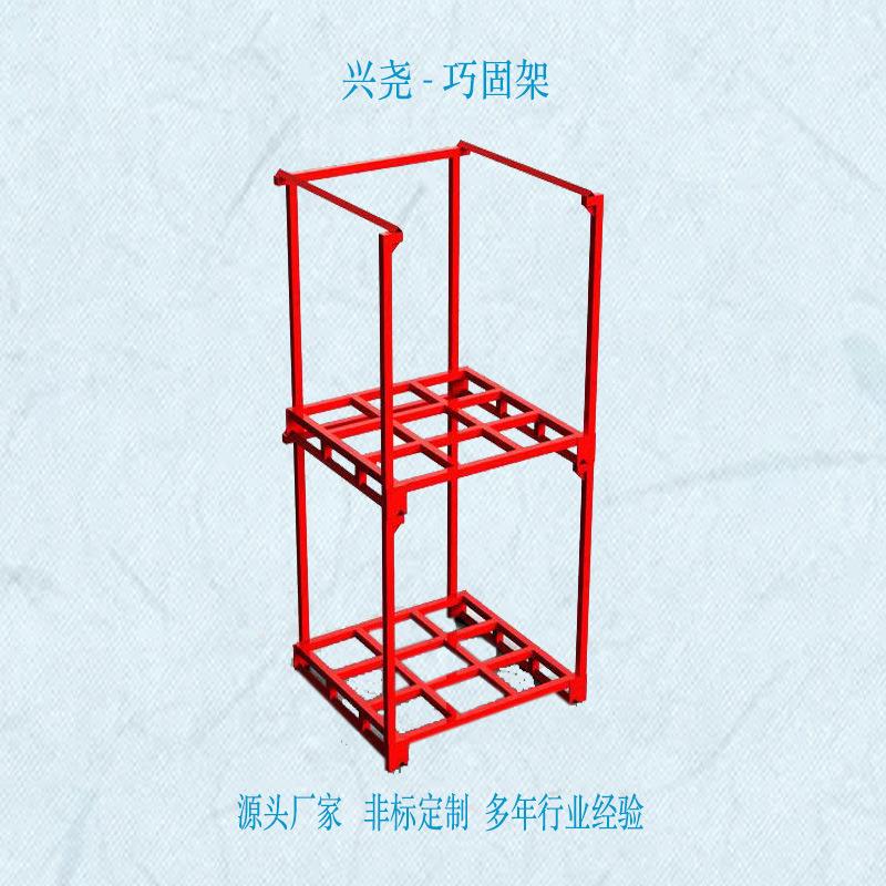 冷库巧固架移动铁框置物架蔬菜货物架方形架子物流仓储堆垛架